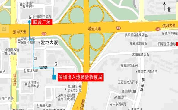 面试地点地图及乘车方式