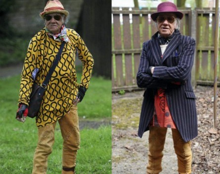 英国最潮爷爷 有颗不服老的时尚心