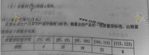 2014年新课标I高考文科数学试卷(图片版)
