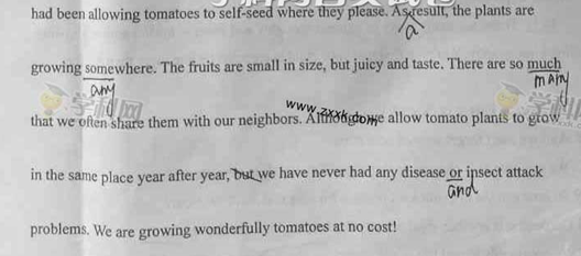 2014河南高考英语试题及答案(图片版)