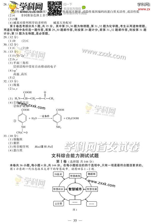2014福建高考理科综合试题(图片版)10