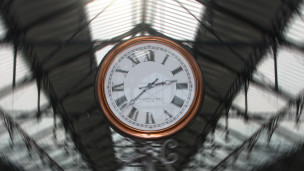 A station clock