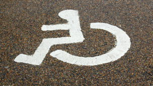 Sign for Disabled Parking only