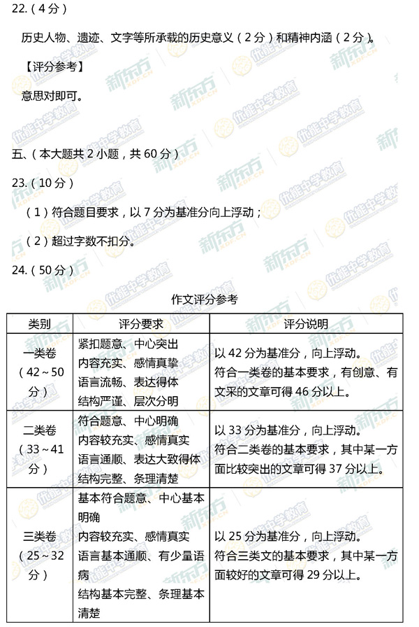 2014-2015朝阳区高三上学期期末考试语文试题及答案