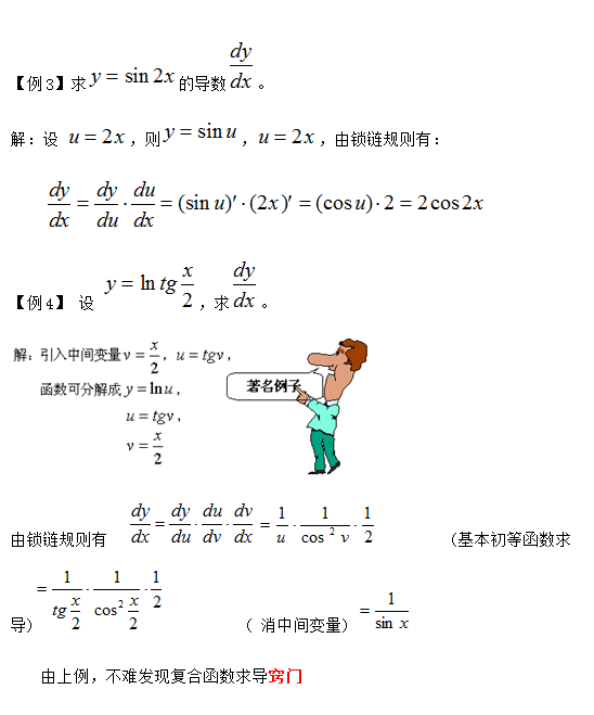 2015年高考数学备考:反三角函数求导公式