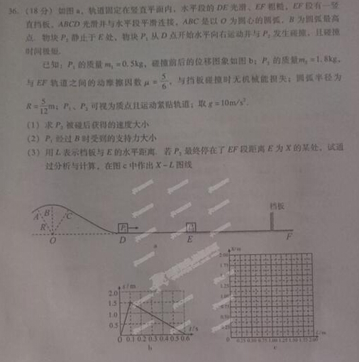 2015广州一模物理试题及答案