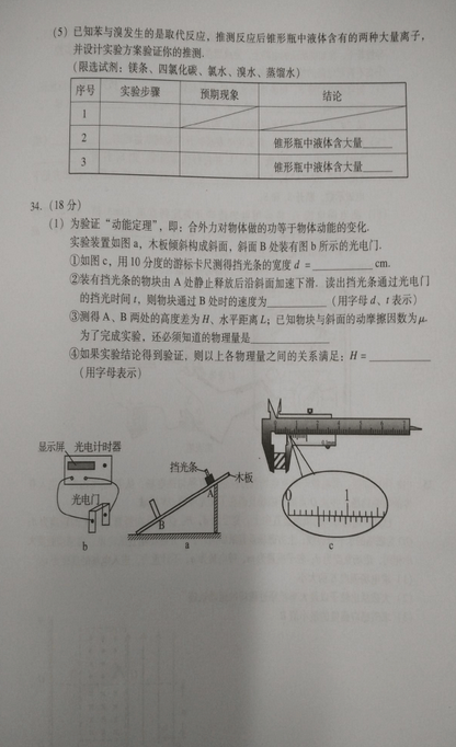 2015广州一模理科综合试题及答案