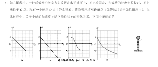 2015北京市石景山区高三一模物理试题及答案