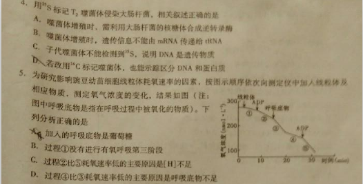 2015年福建省高三质检生物试题