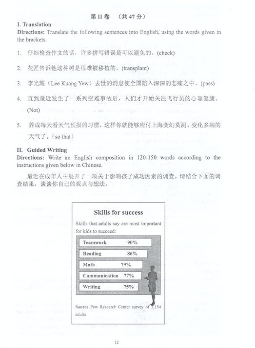 2015上海杨浦高三二模英语试题及答案