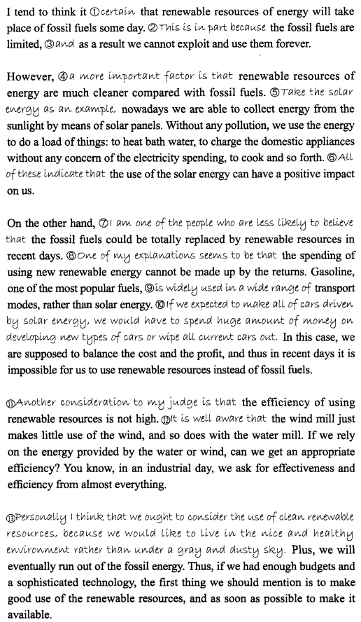 新托福写作核心话题及满分范文：科技与世界