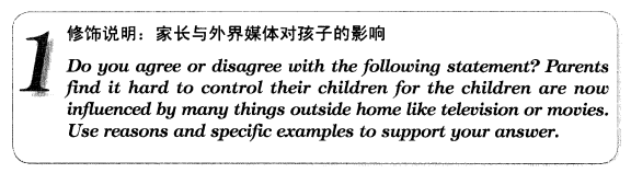 新托福写作核心话题及满分范文：修饰说明