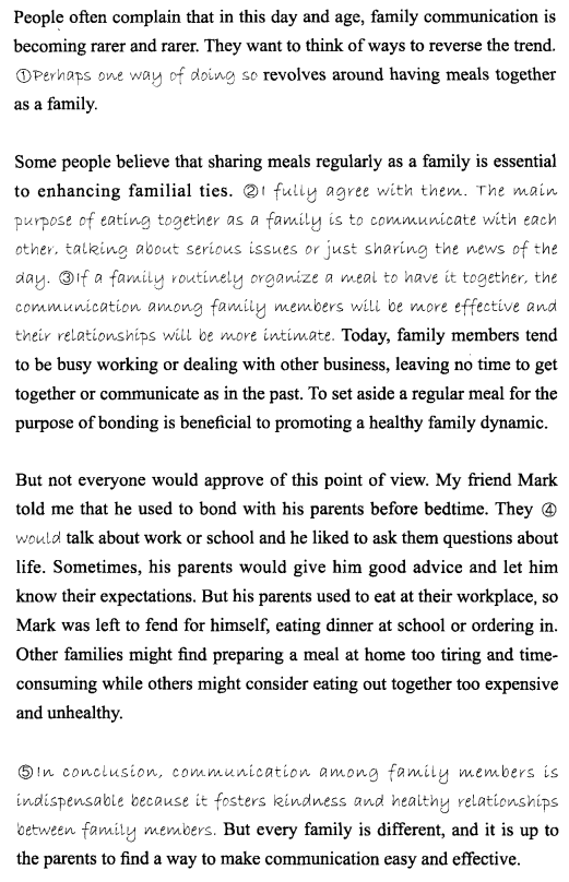 新托福写作核心话题及满分范文：百里挑一