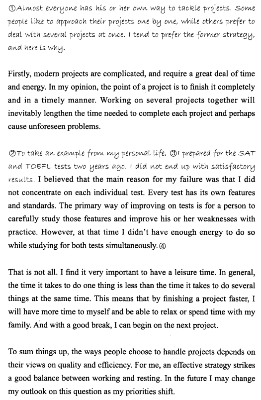 新托福写作核心话题及满分范文：口语话题