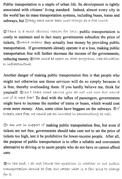 新托福写作核心话题及满分范文：无源头