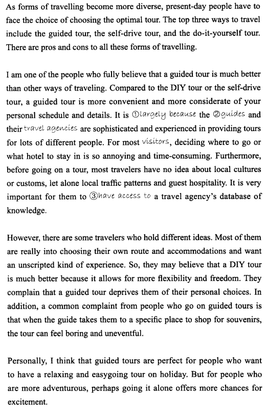 新托福写作核心话题及满分范文：有文化倾向