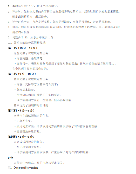 2015北京朝阳高三二模英语试题及答案