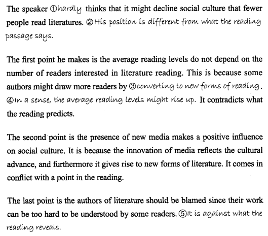 新托福写作核心话题及满分范文：新媒体