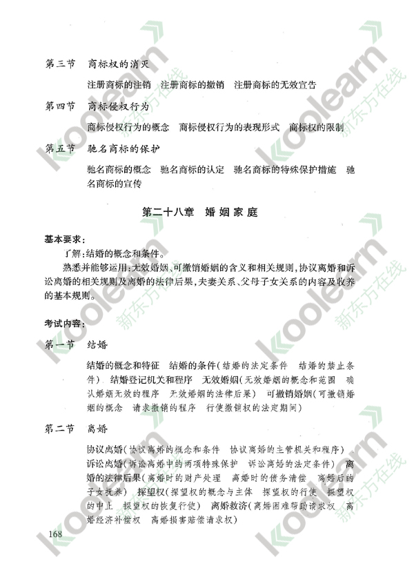 司考民法大纲2016