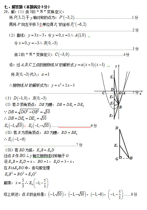 北京石景山区2015中考数学二模试题答案