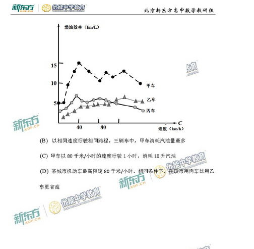 2015北京高考理科数学试卷试题及答案(下载版)