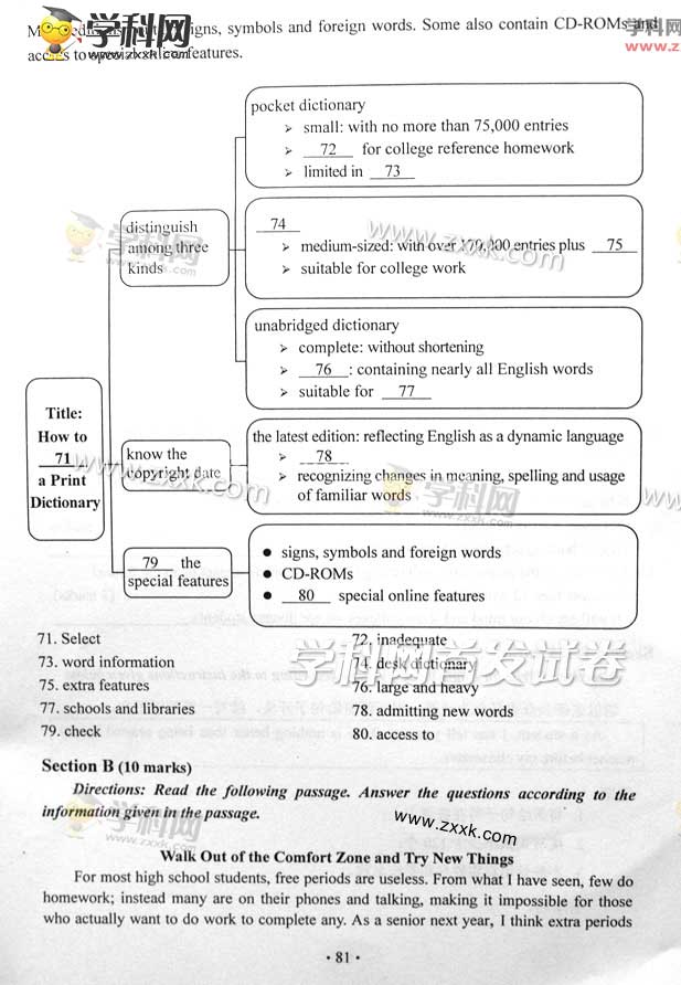 2015湖南高考英语试题