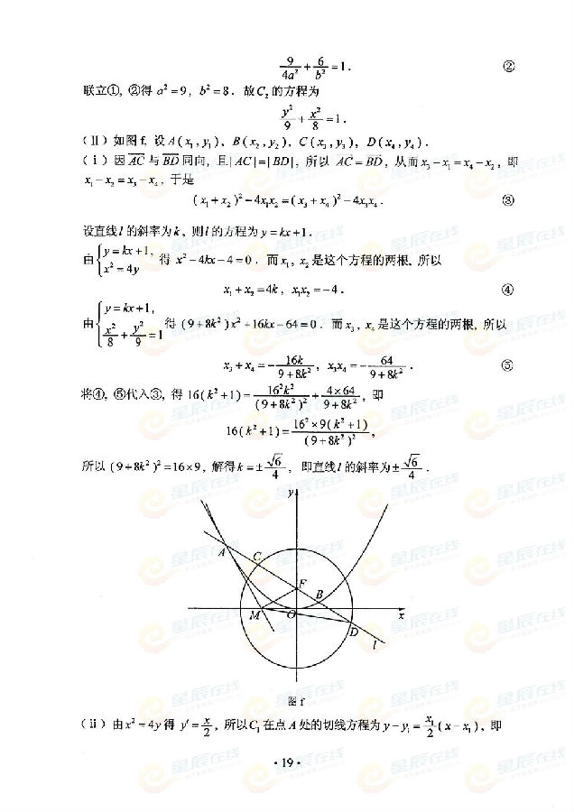 2015湖南高考理科数学试题(图片版)