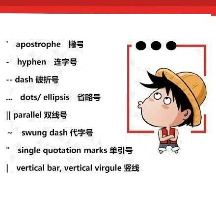 实用干货!各种符号的英语读法(组图) 实用干货!各种符号的英语读法(组图)