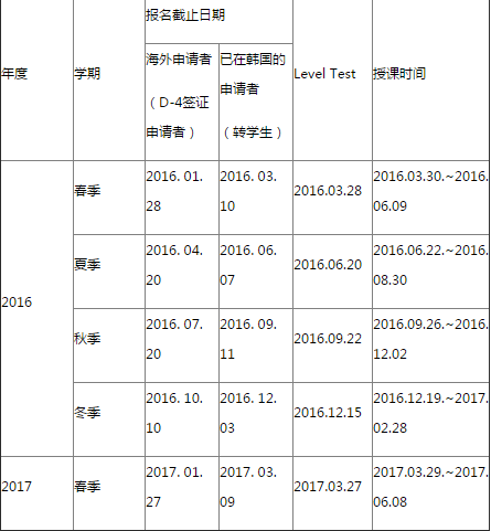 2016年韩国东国大学语学院申请攻略