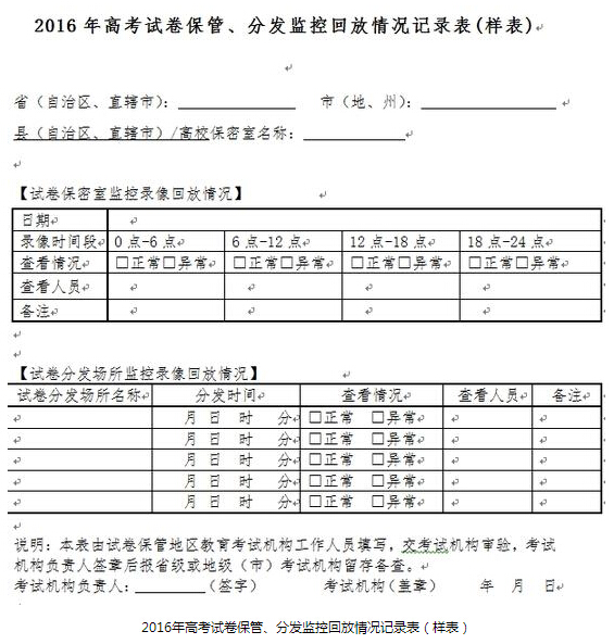 教育部2016年高考考务工作规定原文 教育部2016年高考考务工作规定原文