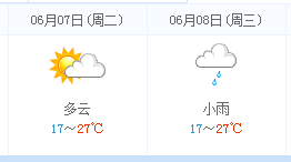 长春高考天气预报：2016年6月7-8日长春天气