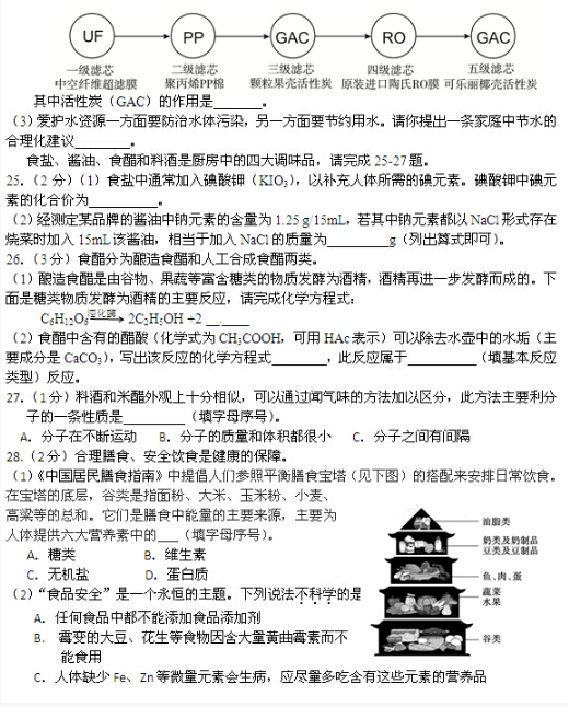 2016北京东城区中考二模化学试题