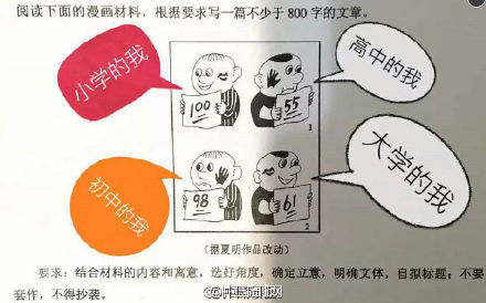 高考界网红竟然是它 这个作文题真的火了