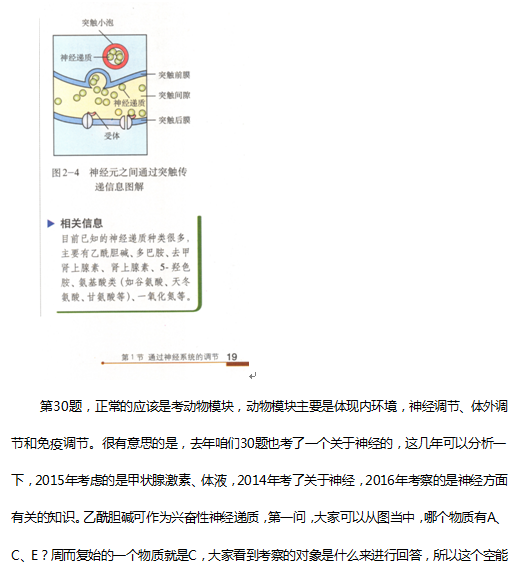 于涛解析2016高考新课标II生物试题(二)