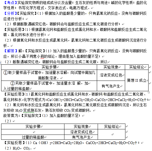 2016丹东中考化学答案