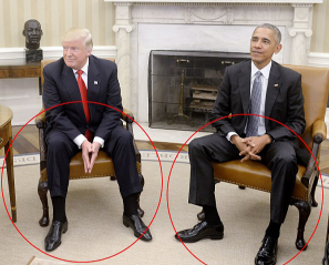 奥巴马川普白宫会晤 肢体分析暴露了问题