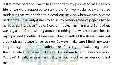 托福口语模板:做事的方式 托福口语模板:做事的方式