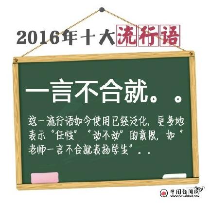2016年十大流行语公布.jpg 2016年十大流行语公布