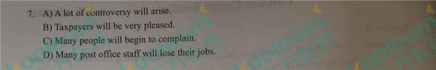 2016年12月英语四级真题卷一 2016年12月英语四级真题卷一