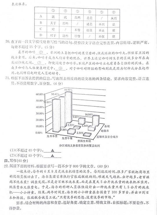 2017邯郸质检语文试题及答案