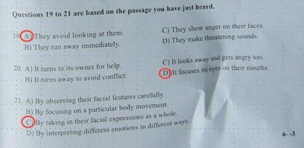 20首发:2017年6月英语四级答案下载第一套(高清图片版) 20首发:2017年6月英语四级答案下载第一套(高清图片版)