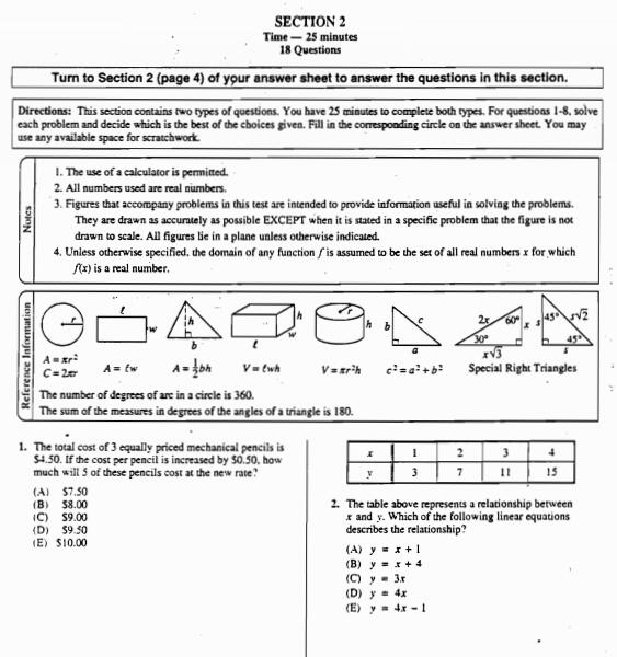 SAT模拟考试题下载:sat official guide试卷