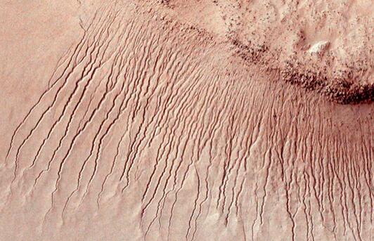 托福听力背景知识:火星水/陨石坑
