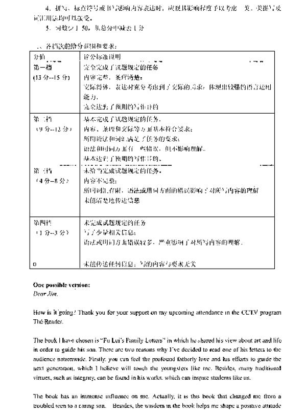 2017北京海淀区高三二模英语试题及答案