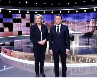 2.png 法国大选电视辩论对决:马克龙和勒庞的正面交锋(组图)