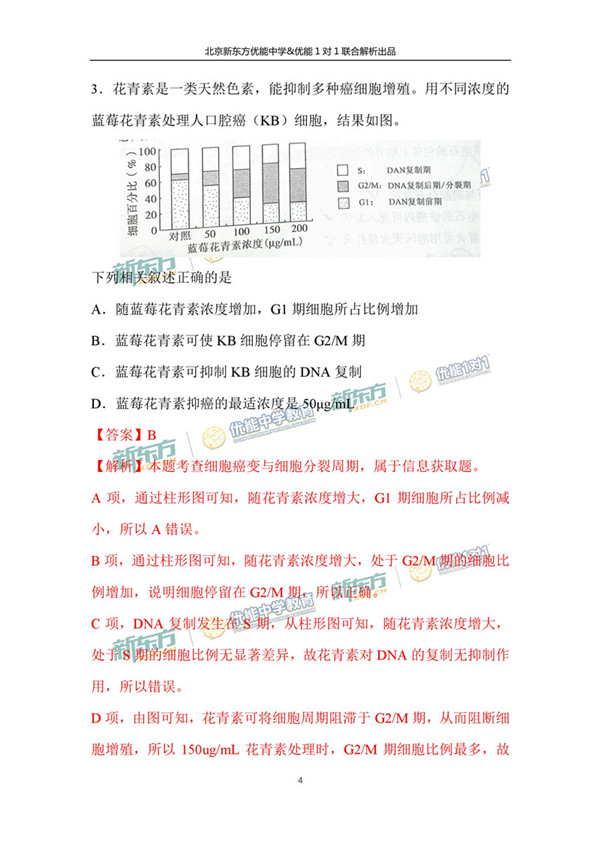 2017北京朝阳区高三二模理综试题答案解析