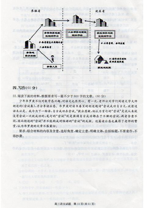 2017合肥三模语文试题及答案