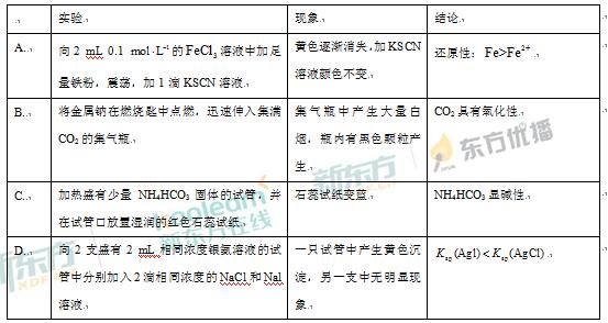 2017重庆高考理综试题及答案