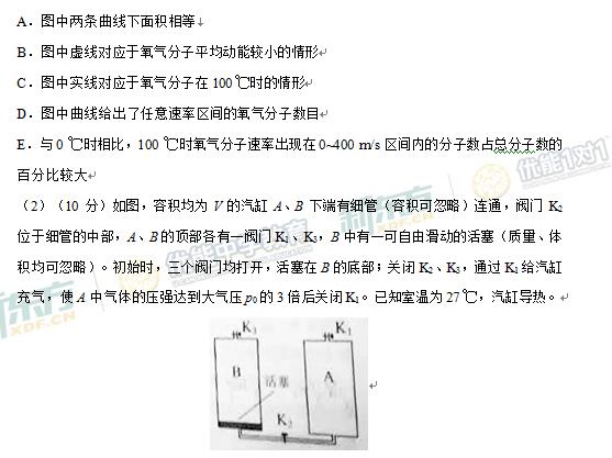 2017福建高考理综试题及答案