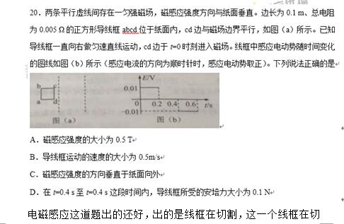 新东方名师张雯解析2017新课标全国卷2高考物理答案